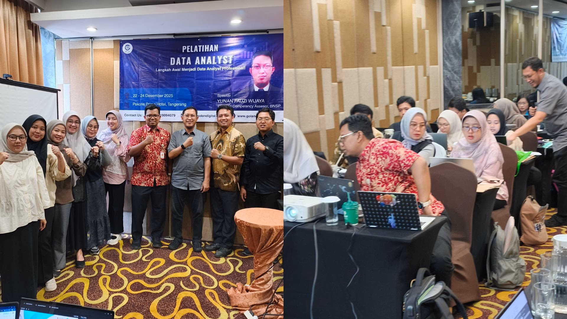 Pelatihan Data Analis Dinkes Kota Tangerang
